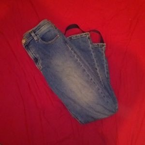 BDG high-waisted stirrup jeans